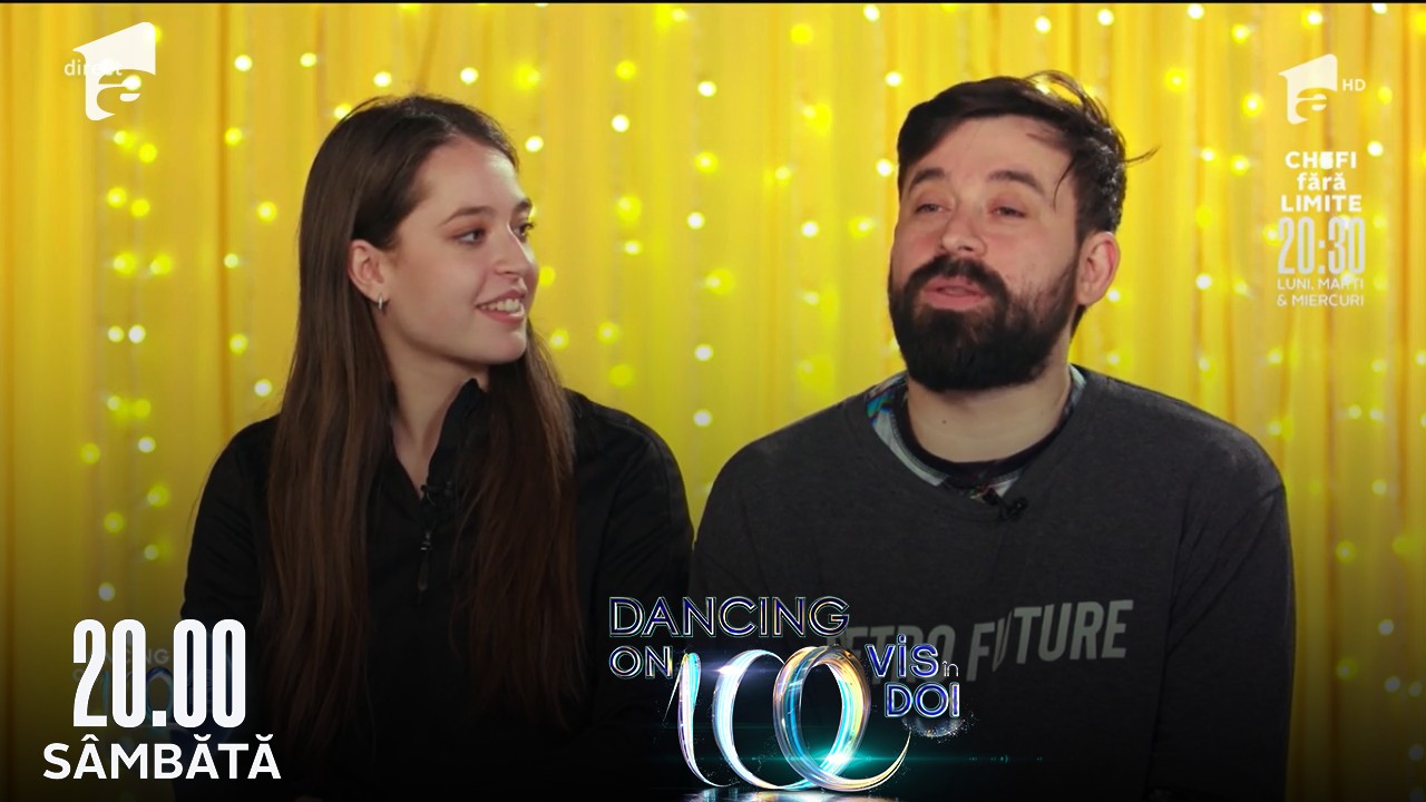 Dancing on Ice - Vis în doi, 2 aprilie 2022. Oase și Andreea Ureche, repetiții