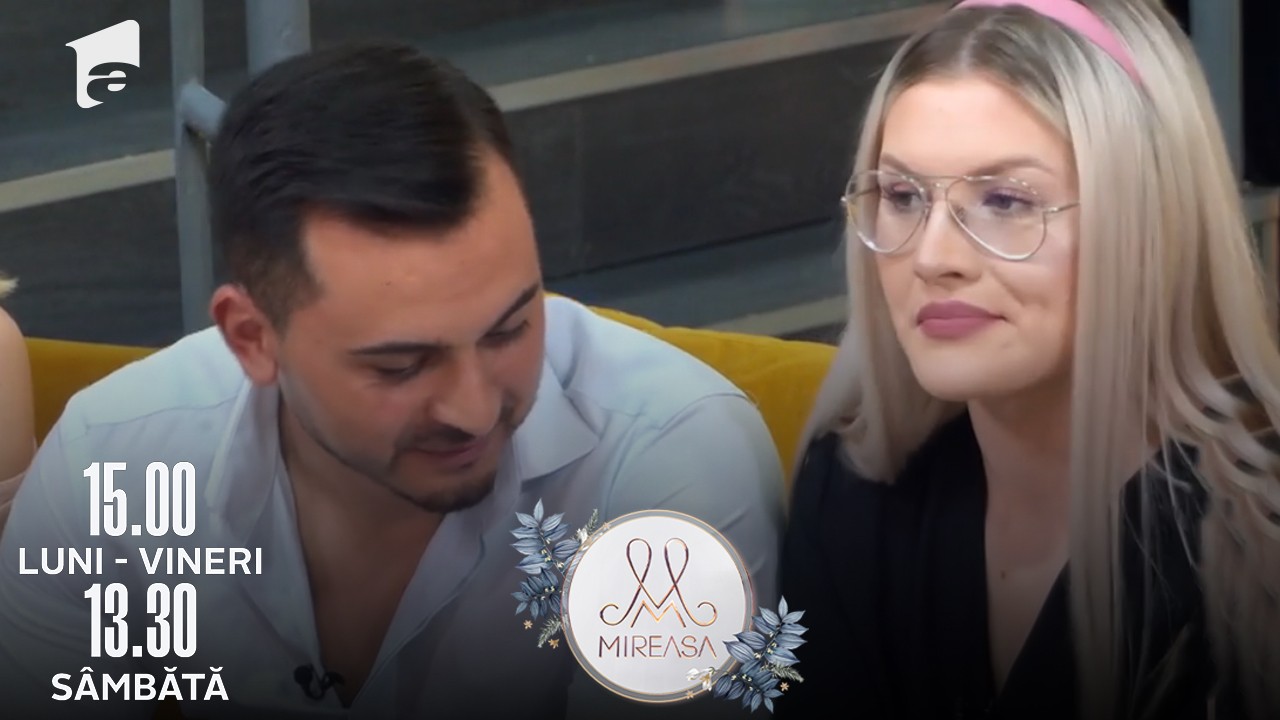 Gala Mireasa sezonul 5, 9 aprilie 2022. Sabrina &icirc;l evită pe Andrei!