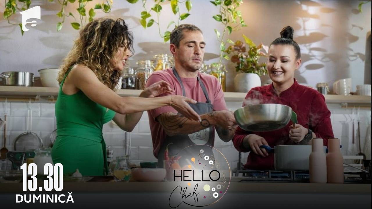 Hello Chef sezonul 3, 10 aprilie 2022. Vladimir Drăghia și Roxana Blenche au preparat pate a choux