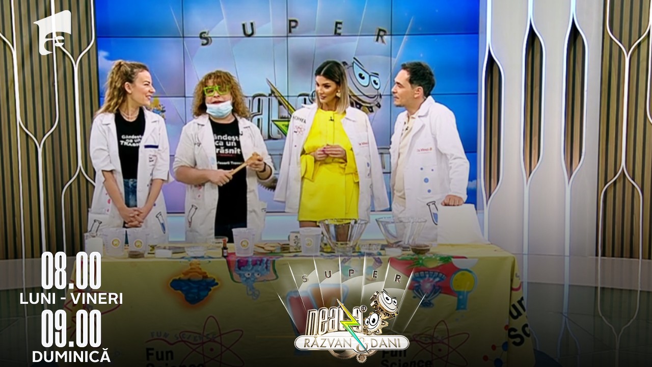 Super Neatza, 15 aprilie 2022. Profesorii Trăsniți nu se dezmint! Un nou super experiment!
