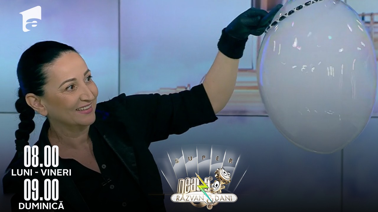 Super Neatza, 20 aprilie 2022. Magic Bubble Show by Claudia Stroe