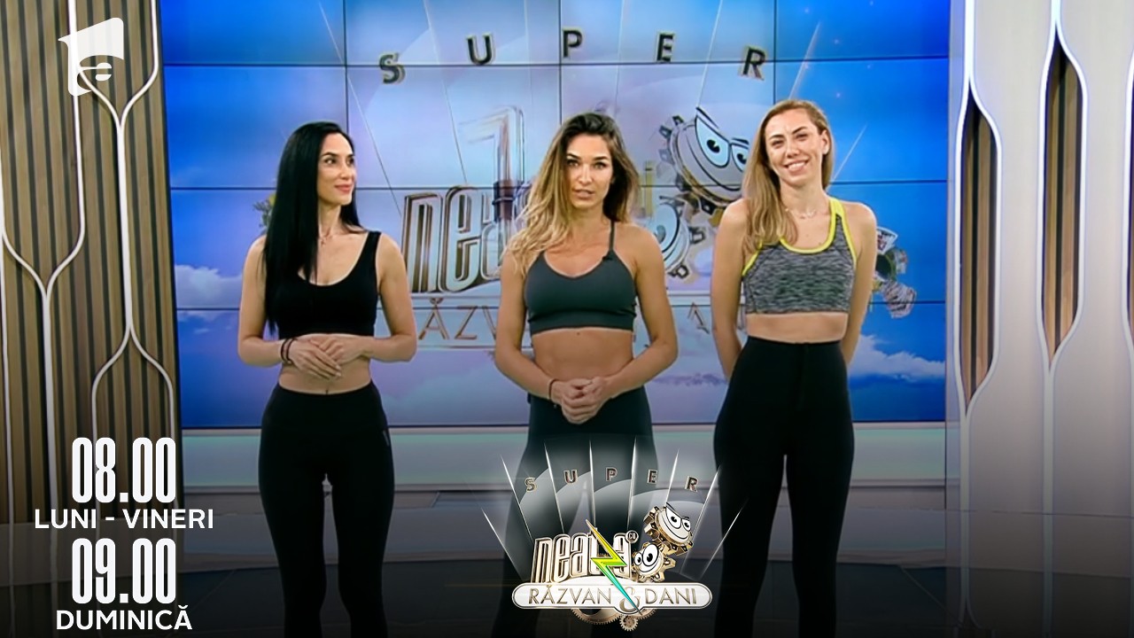 Super Neatza, 12 mai 2022. Fitness cu Diana Stejereanu: un set de exerciți cardio full body