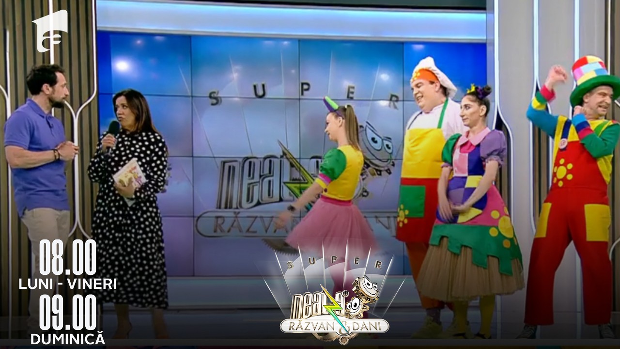 Super Neatza, 13 mai 2022. Gașca Zurli vă așteaptă la Arenele Romane de Ziua Copilului