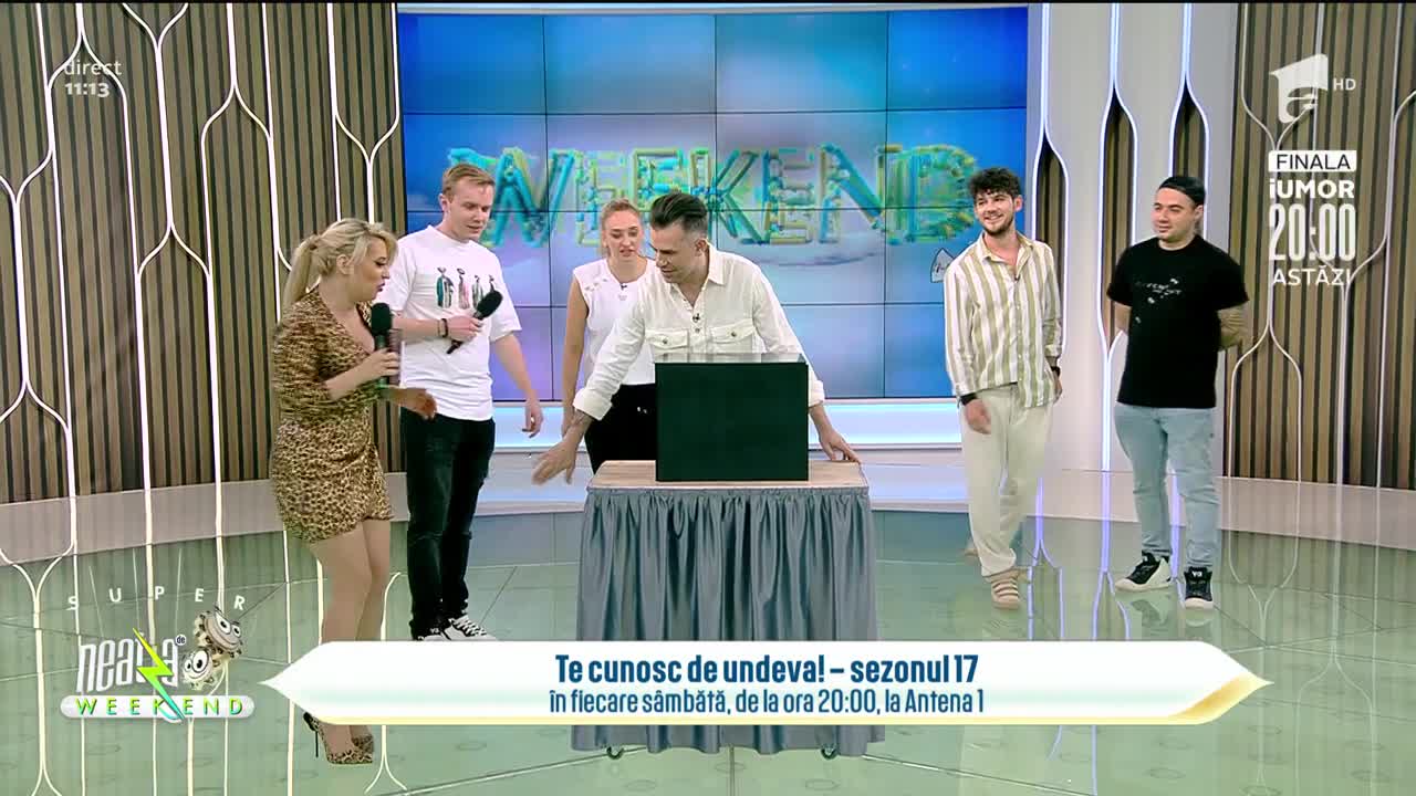 Neatza de Weekend, 22 mai 2022. Două dintre echipele de la TCDU au trecut prin provocarea cutiei cu surprize
