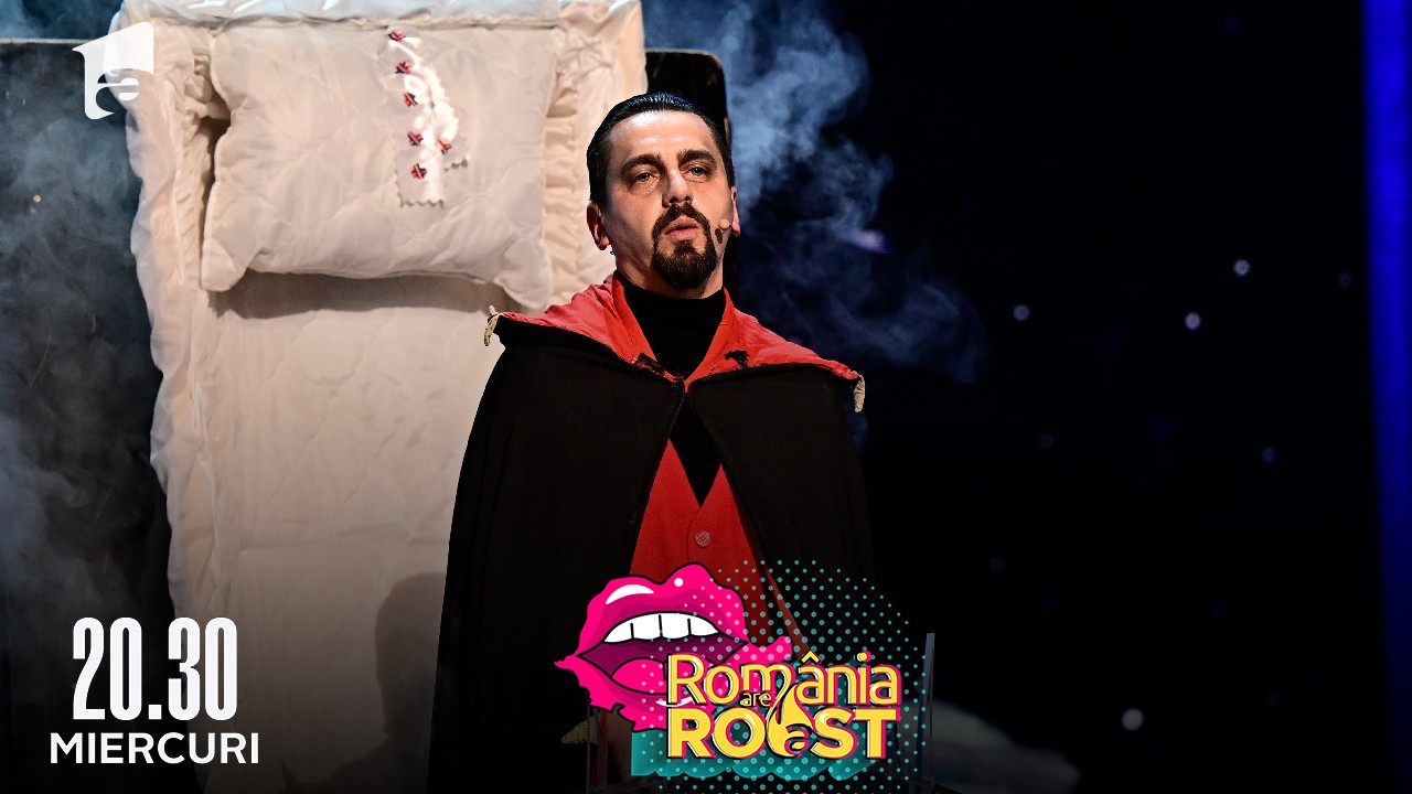 România are Roast sezonul 1, episodul 3, din 25 mai 2022. Cosmin Natanticu s-a transformat în Dracula! Super moment stand-up
