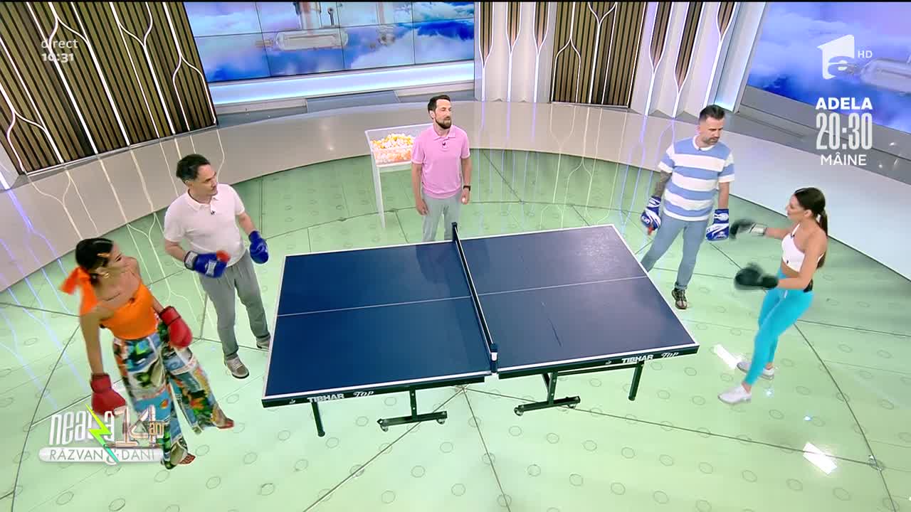 Super Neatza, 8 iunie 2022. Matinalii au jucat ping pong cu mănuși de box!