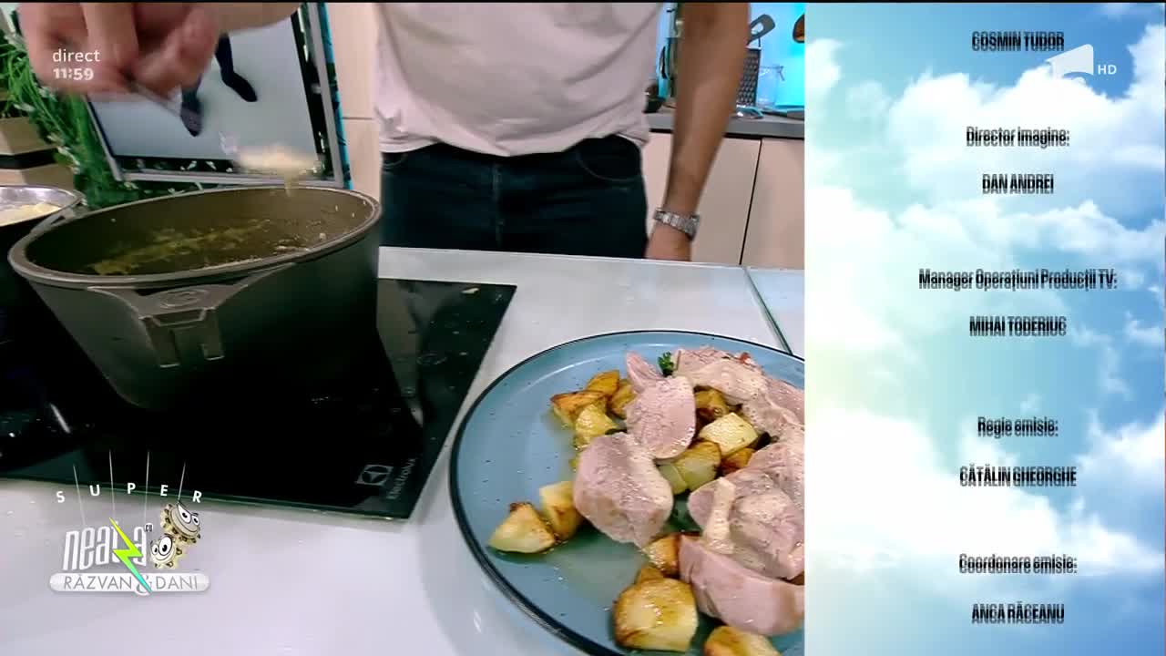 Super Neatza, 8 iunie 2022. Rețeta lui chef Nicolai Tand: File de porc cu cartofi noi