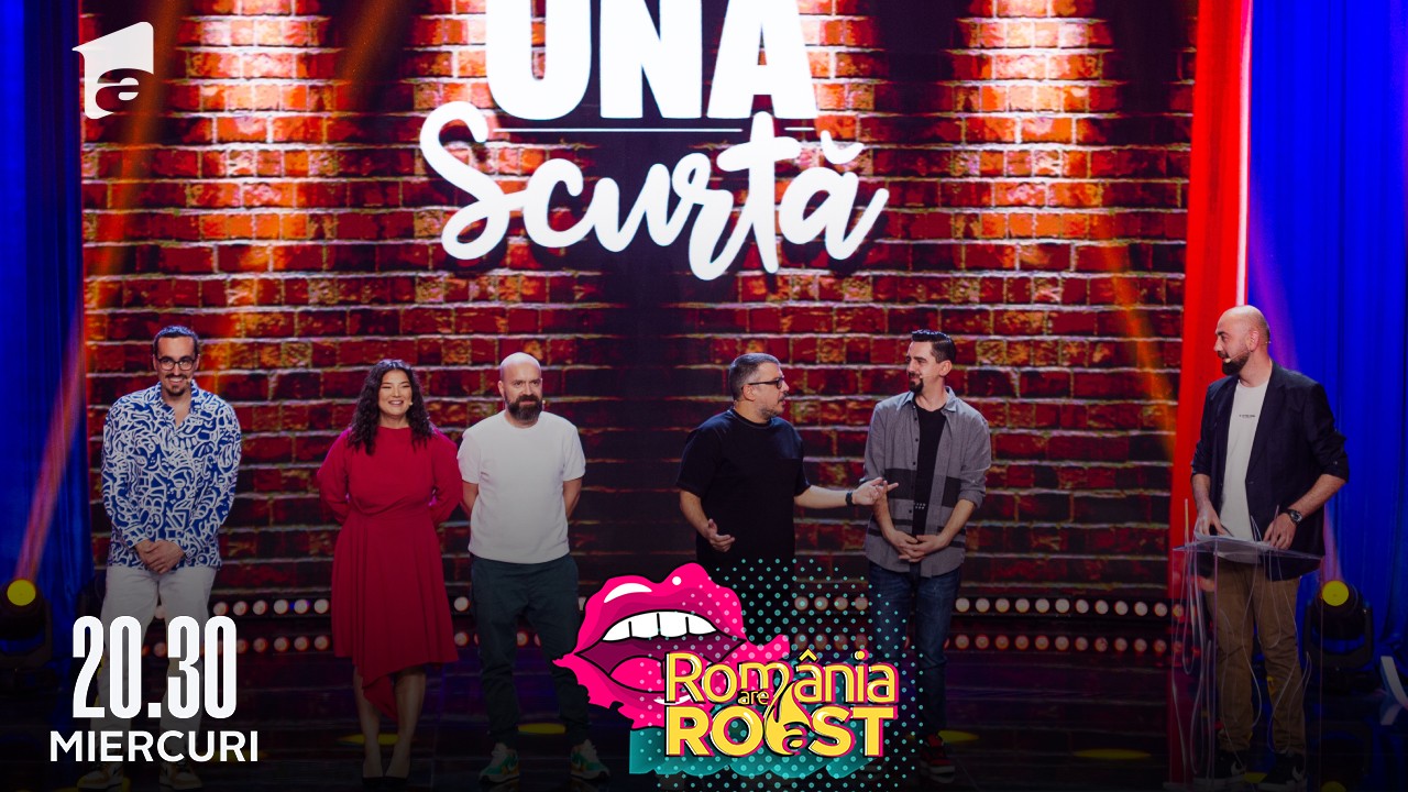 România are Roast sezonul 1, episodul 5, din 8 iunie 2022. Vio Dragu, invitat special la Una Scurtă. Ce reacție au avut cei din platou