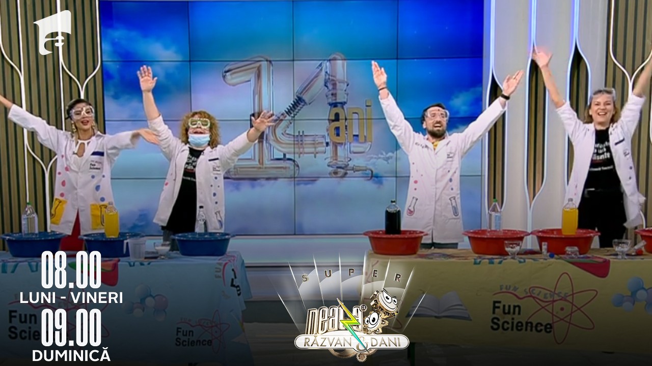 Super Neatza, 10 iunie 2022. Profesorii Trăsniți, un nou super experiment: Soda Challenge