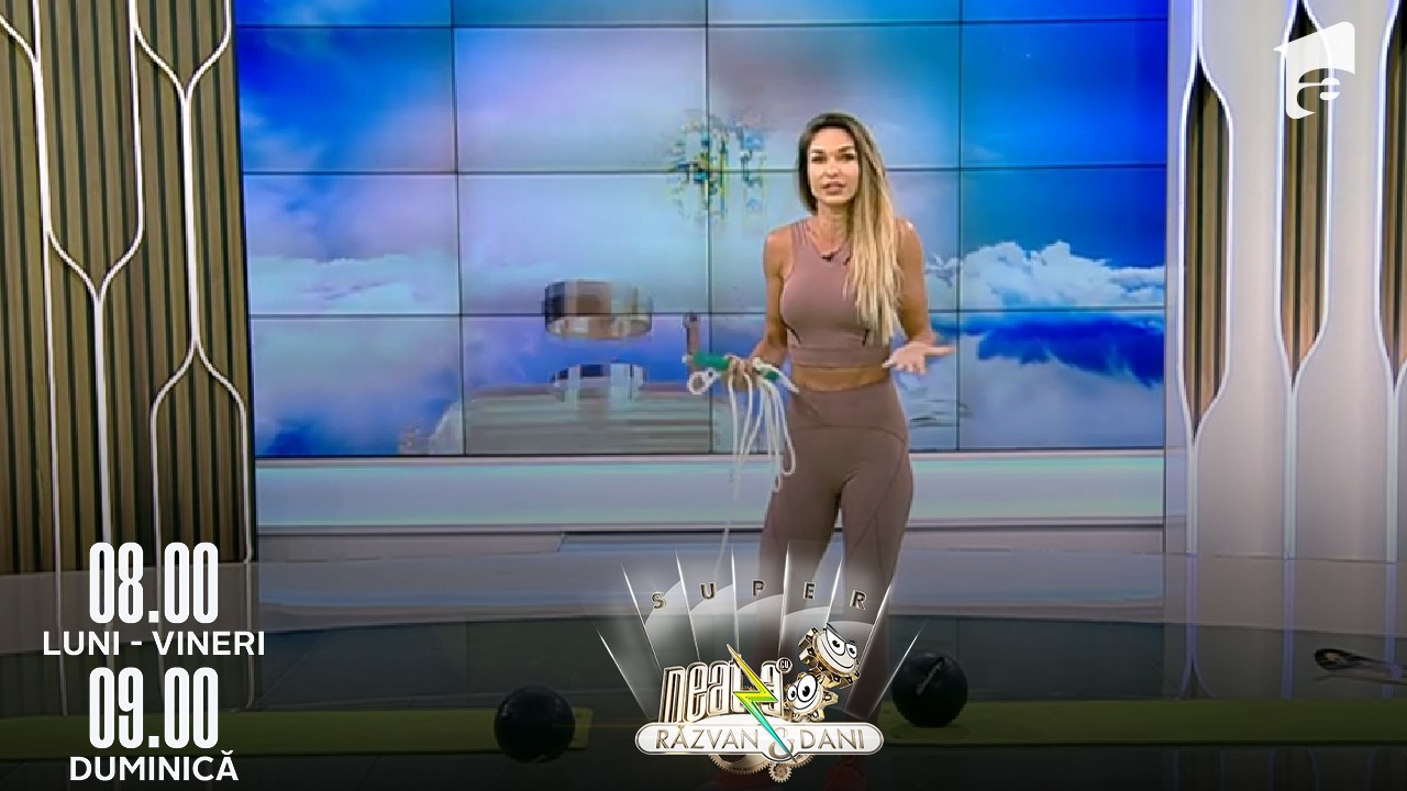 Neatza de Weekend, 10 iulie 2022. Fitness cu Diana Stejereanu: Antrenament cu placa de wakeboard!
