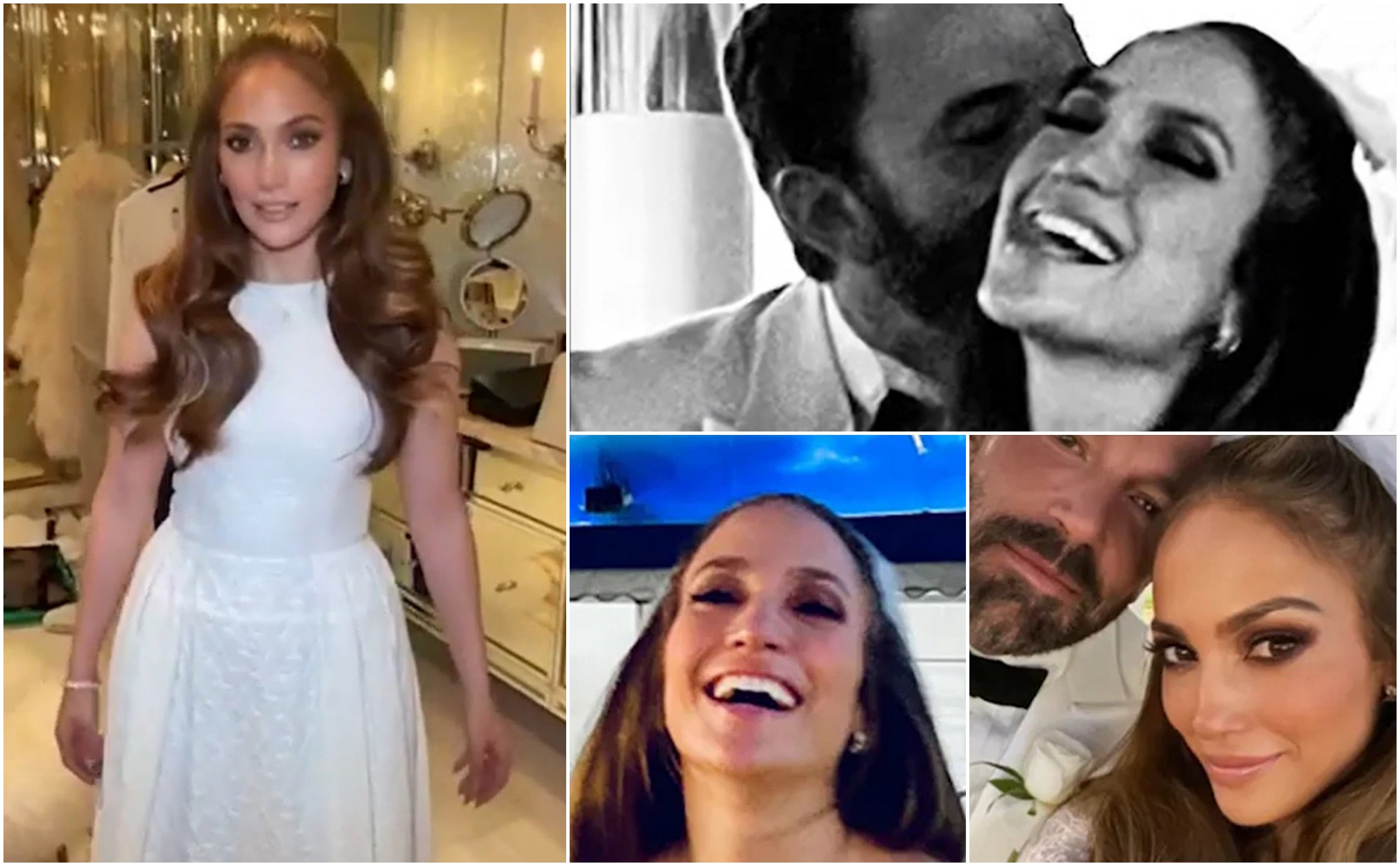 ''Jenny from the Block'' a devenit oficial doamna Affleck. Primele imagini de la ceremonia din Las Vegas. Ce rochie a îmbrăcat vedeta