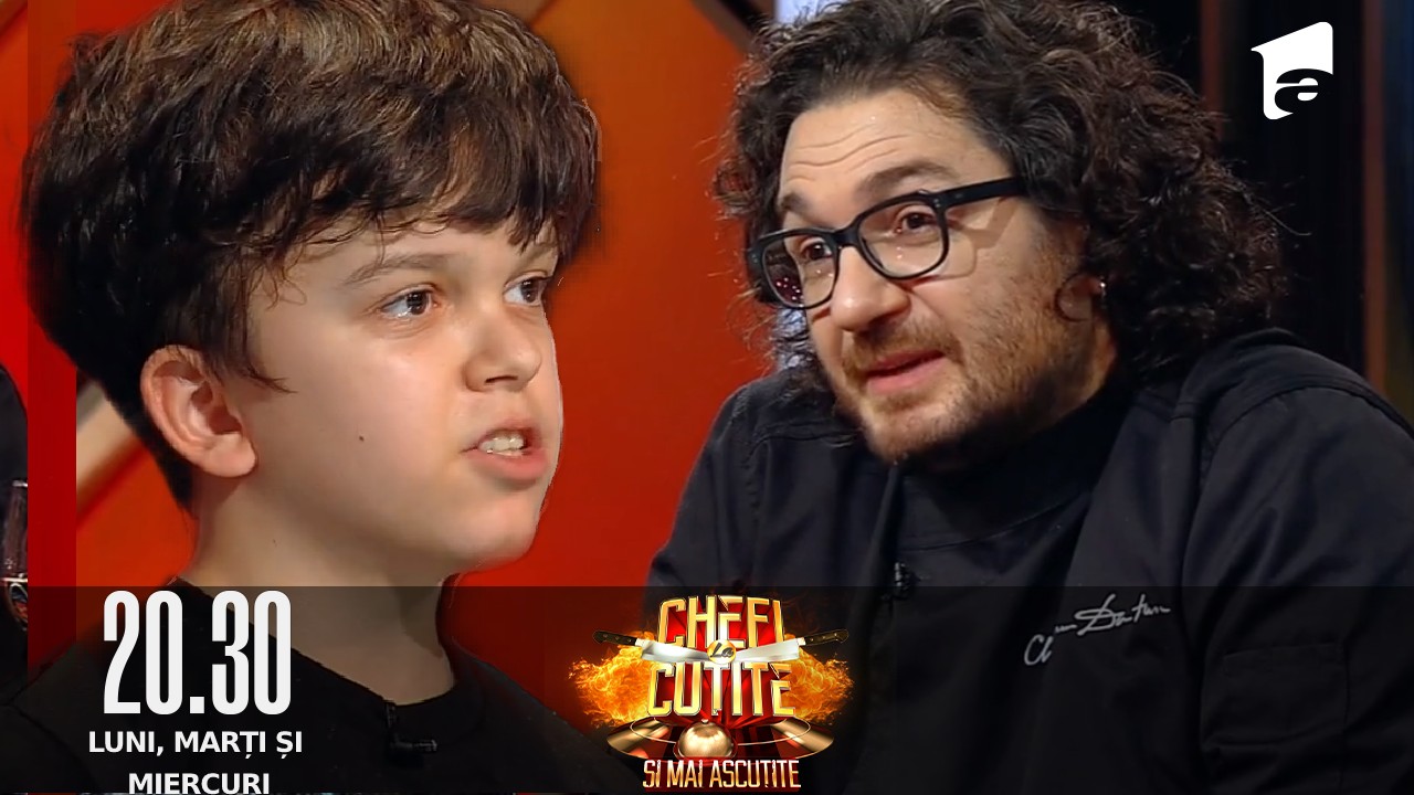 Chefi la cuțite, 03 octombrie 2022. Matteo Afloarei, puștiul de 13 ani care i-a emoționat pe jurați cu talentul culinar