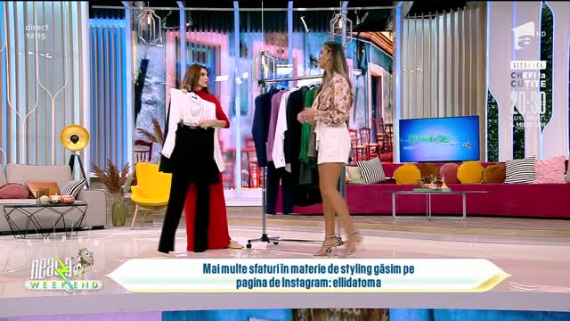 Neatza de Weekend, 9 octombrie 2022. Fashion Tips by Ellida Toma. Cele mai cool ținute de birou