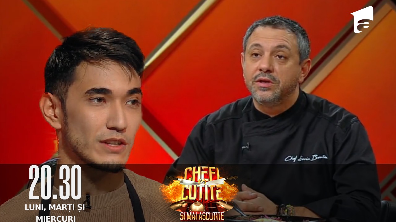 Chefi la cuțite sezonul 10, 12 octombrie 2022. Aman Altayev a renunțat la cariera de avocat pentru a deveni bucătar!