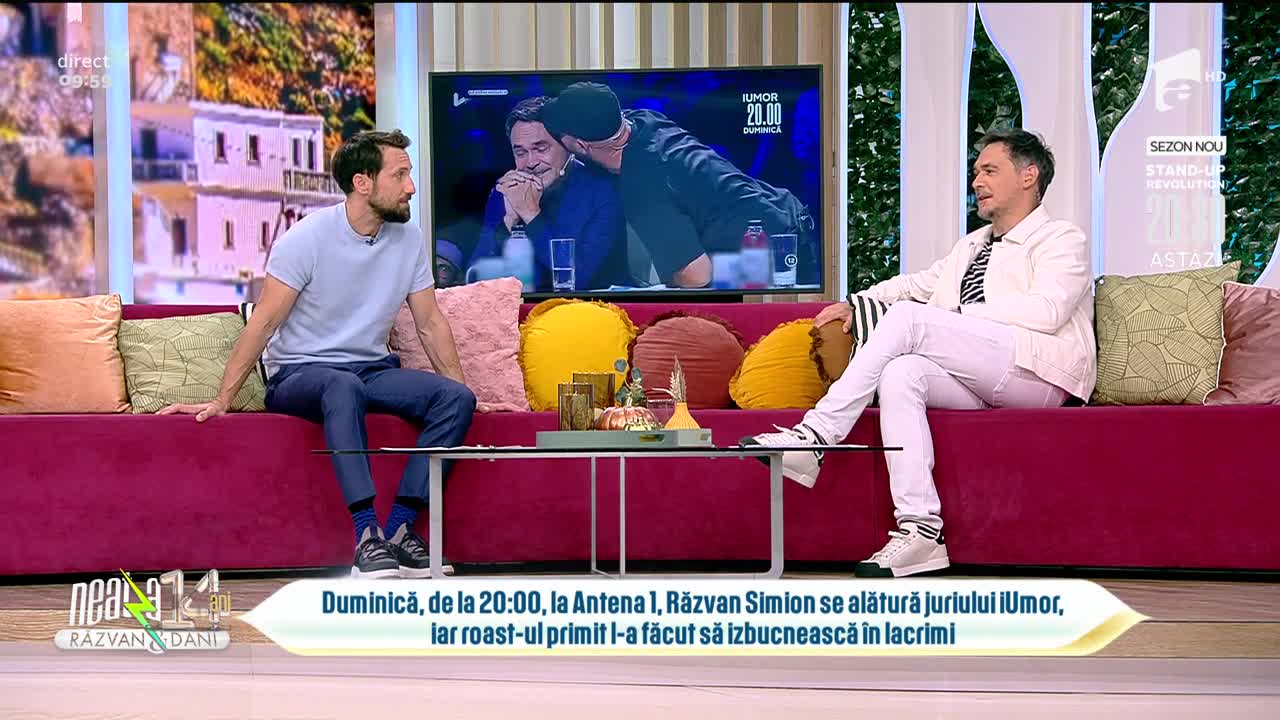 Super Neatza, 14 octombrie 2022. Răzvan Simion, jurat în cel de-al optulea episod iUmor