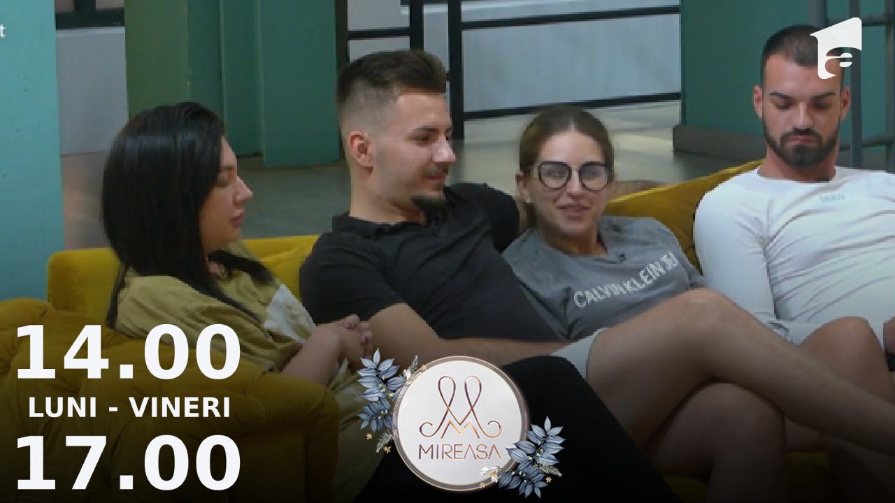 Mireasa Sezonul 6, 14 octombrie 2022. Cosmin și Miruna au ajuns la divergențe de la task-ul cătușelor