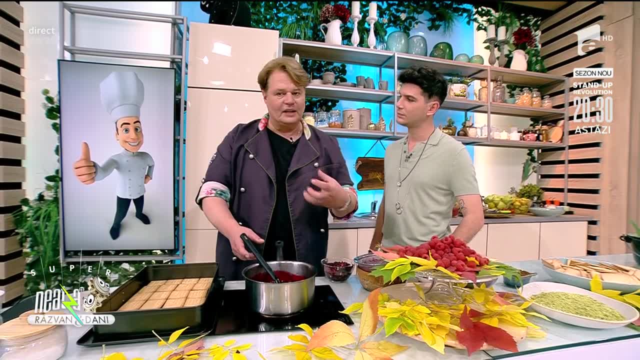 Super Neatza, 14 octombrie 2022. Vlăduț a preparat o prajitura de toamna