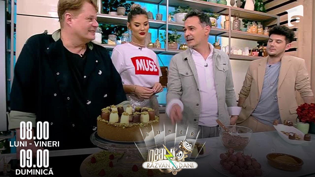 Super Neatza, 28 octombrie 2022. Vlăduț a preparat o tartă cu blat de biscuiți