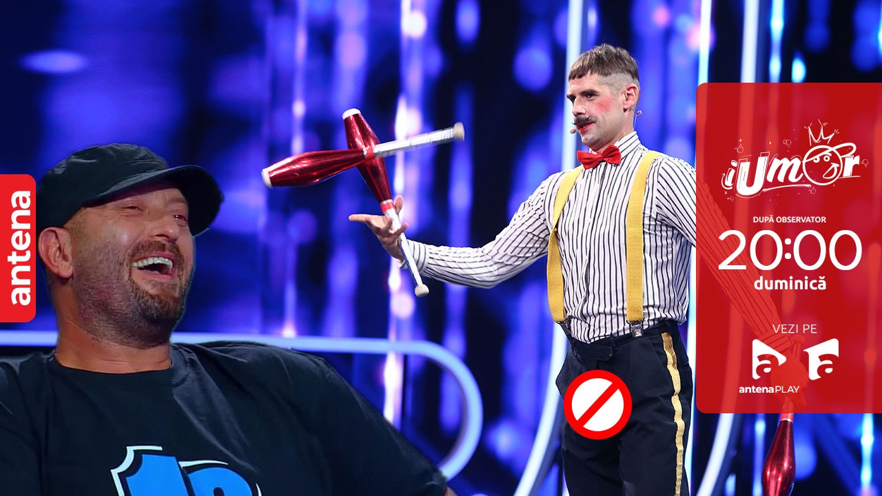 iUmor Sezonul 13, 6 noiembrie 2022. Edgar Falzar, jonglerii fără lenjerie intimă!