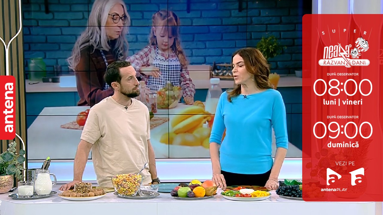 Super Neatza, 8 noiembrie 2022. Cum arată un meniu echilibrat pentru copii