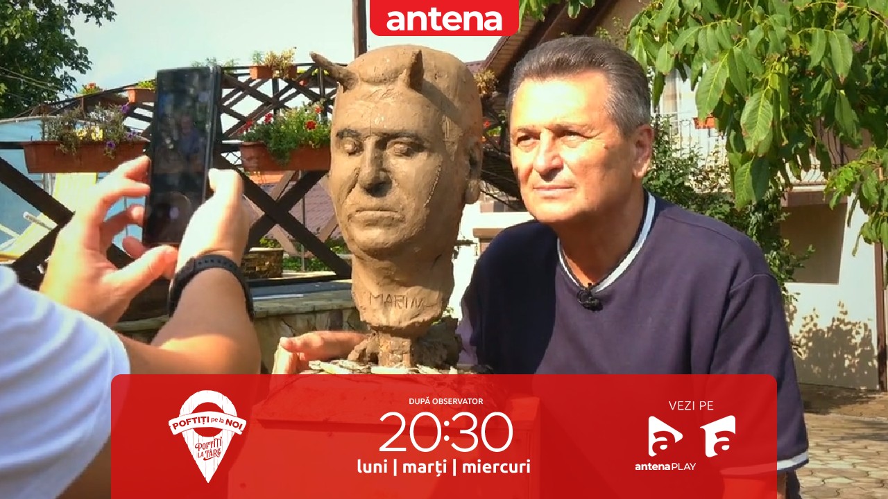 Poftiți pe la noi: Poftiți la târg, 13 decembrie 2022. Liviu Vârciu și Andrei Ștefănescu l-au sculptat pe nea Mărin din lut