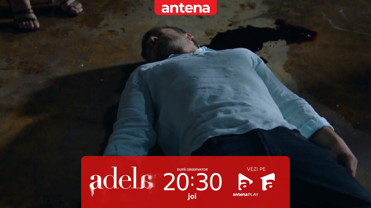 Adela sezonul 4, episodul 32, 15 decembrie 2022. Andreea îl lovește în cap cu o rangă pe Mihai