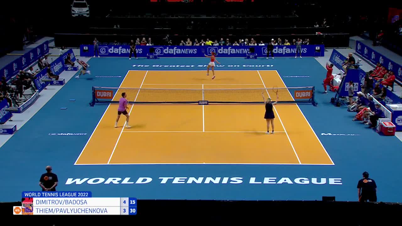 Dominic Thiem & Anastasia Pavlyuchenkova vs Grigor Dimitrov & Paula Badosa | Ziua 2