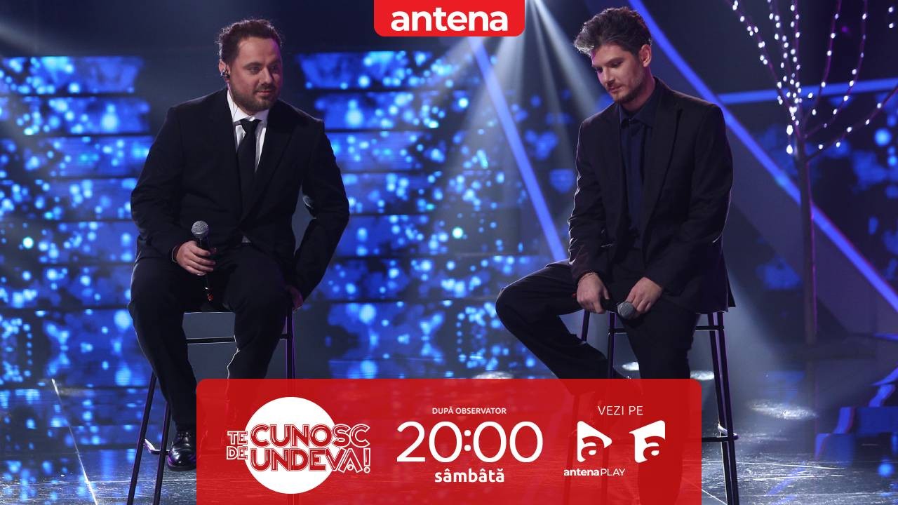 Te cunosc de undeva Sezonul 18, 24 decembrie 2022. Emi şi Cuza s-au transformat în Michael Buble & Blake Shelton - Home