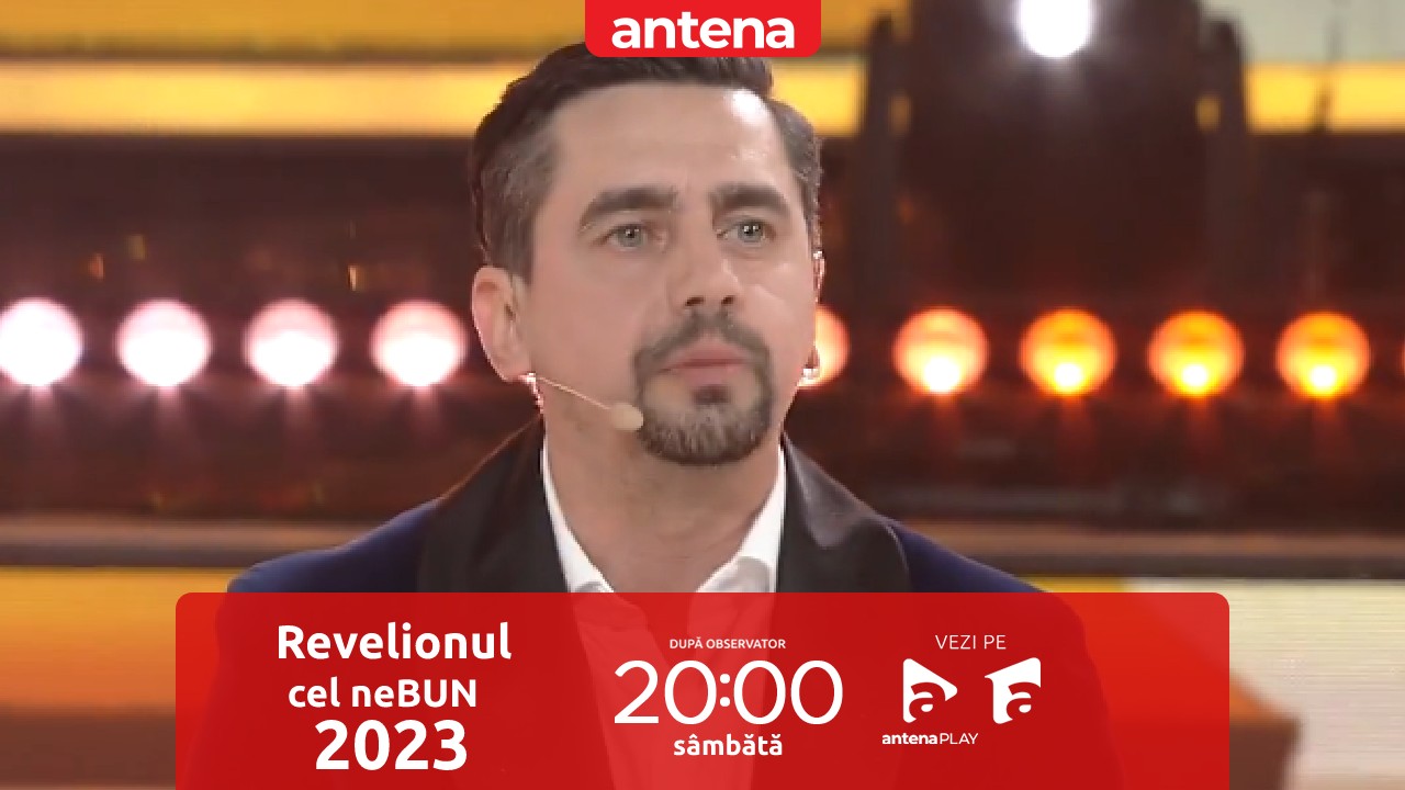 Revelionul cel neBUN 2023. Cosmin Natanticu, stand-up comedy de senzație: ”N-am glume bune, dar mă ajută fața!”