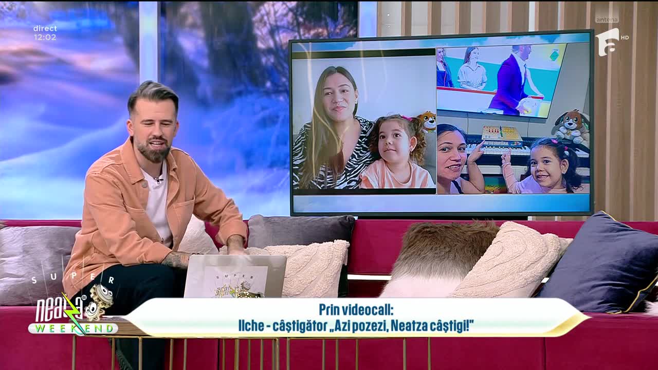Super Neatza, 29 ianuarie 2023. Azi pozezi, Neatza c&acirc;știgi! Ilche a c&acirc;știgat 500 de euro