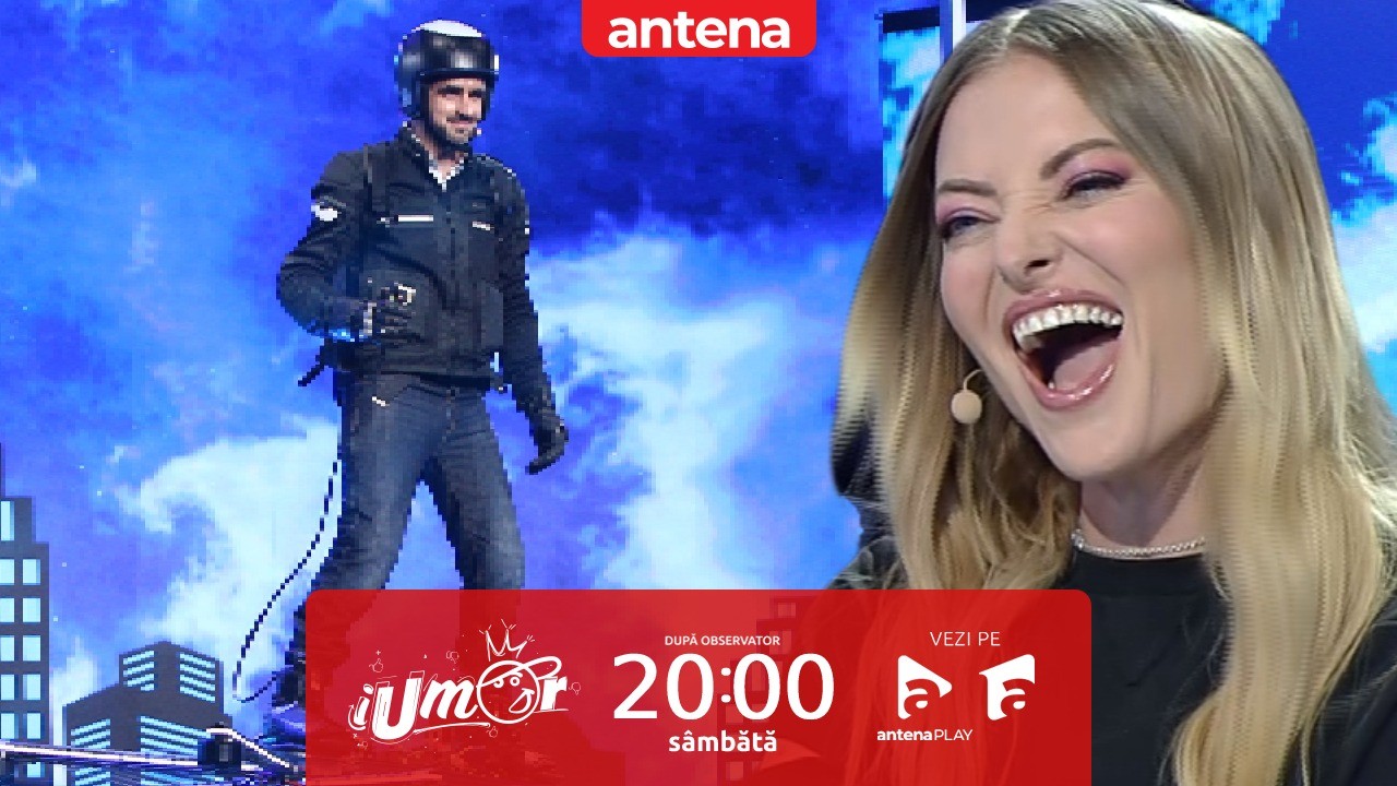 iUmor Sezonul 14, 11 februarie 2023. Alexandru Duru a venit zbur&acirc;nd &icirc;n platoul emisiunii