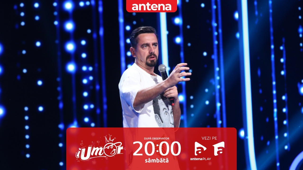 iUmor Sezonul 14, 11 februarie 2023. Cosmin Natanticu i-a amuzat copios pe jurați