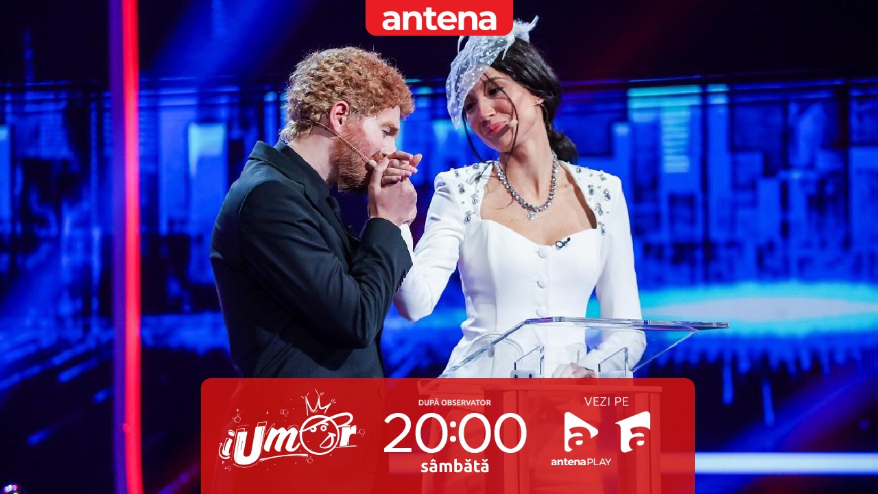 iUmor sezonul 14, 25 februarie 2023. Monica Odagiu și George Tănase au acceptat provocarea rubricii &bdquo;Dacă aș fi președinte&ldquo;! Pe cine au interpretat