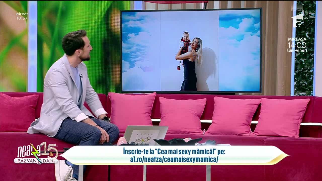 Super Neatza, 21 martie 2023. Concursul Cea mai sexy mămică: Miruna-Anca Sandu, candidata din această ediție!
