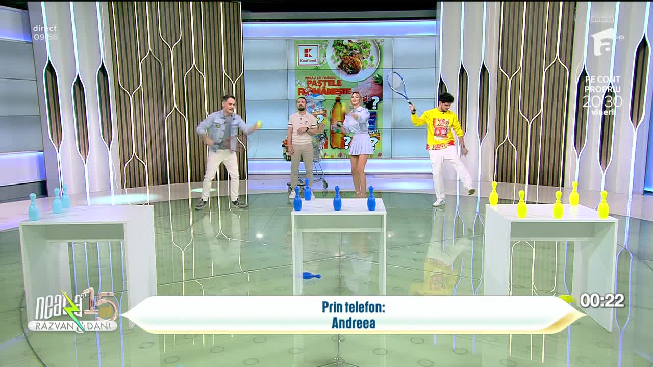 Super Neatza, 22 martie 2023. Provocarea Fresh. Ce a câștigat Andreea