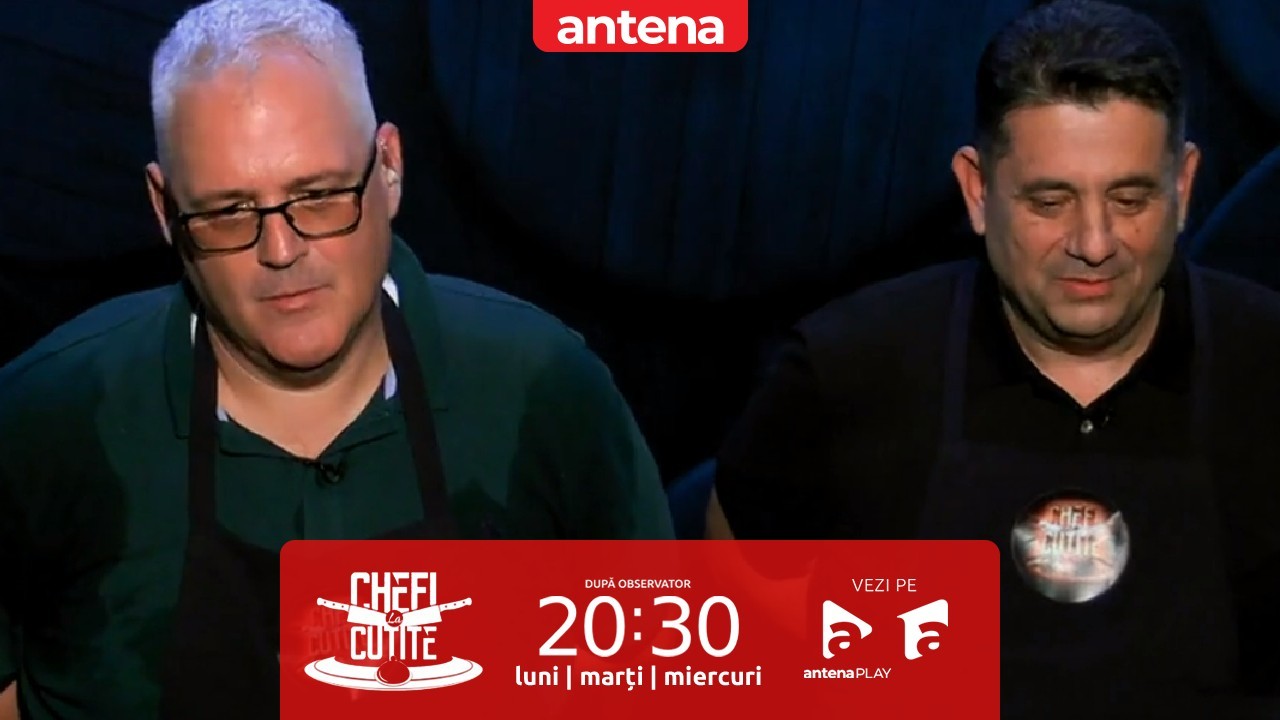 Chefi la cuțite | Sezonul 11, 4 aprilie 2023. Daniel Dragomir și Virgil Drăgoi sunt prieteni din copilărie, &icirc;nsă numai unul a obținut cele trei cuțite!