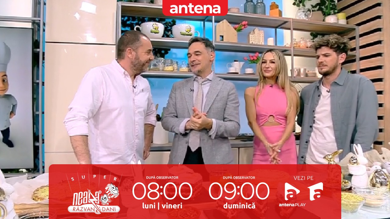 Super Neatza, 13 aprilie 2023. Rețeta lui Radu Darie: tort cu cremă de mascarpone și mere caramelizate