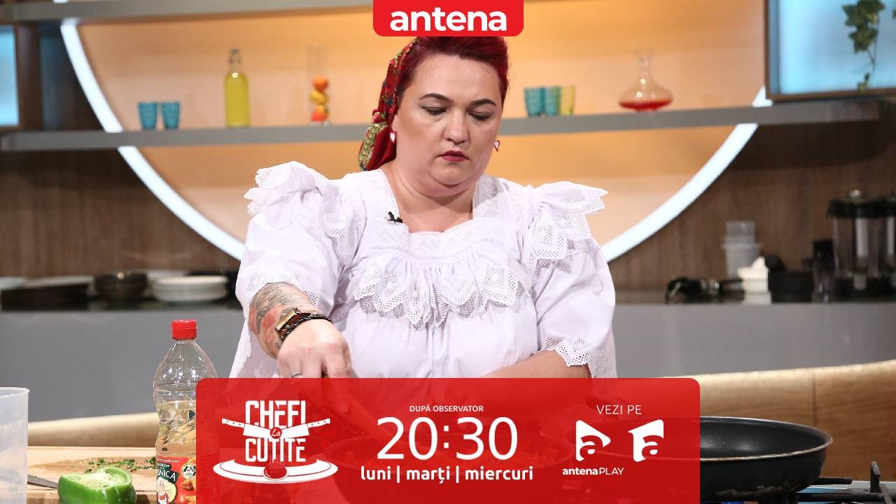 Chefi la cuțite | Sezonul 11, 19 aprilie 2023. Aurora Someșan, o maramureșeancă pasionată de arme și tatuaje