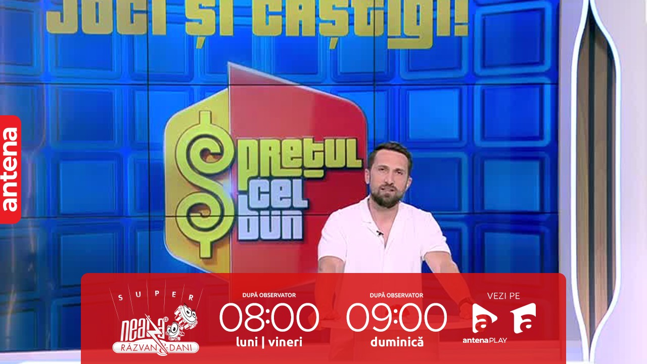 Super Neatza, 12 iunie 2023. Jocul Prețul cel bun. Ce a c&acirc;știgat George