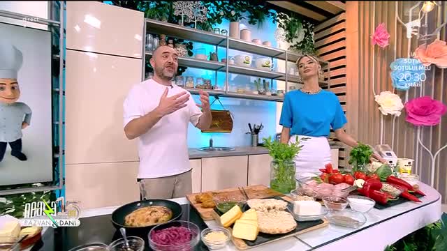Super Neatza, 15 iunie 2023. Rețeta lui Radu Darie: Ardei umpluți cu feta