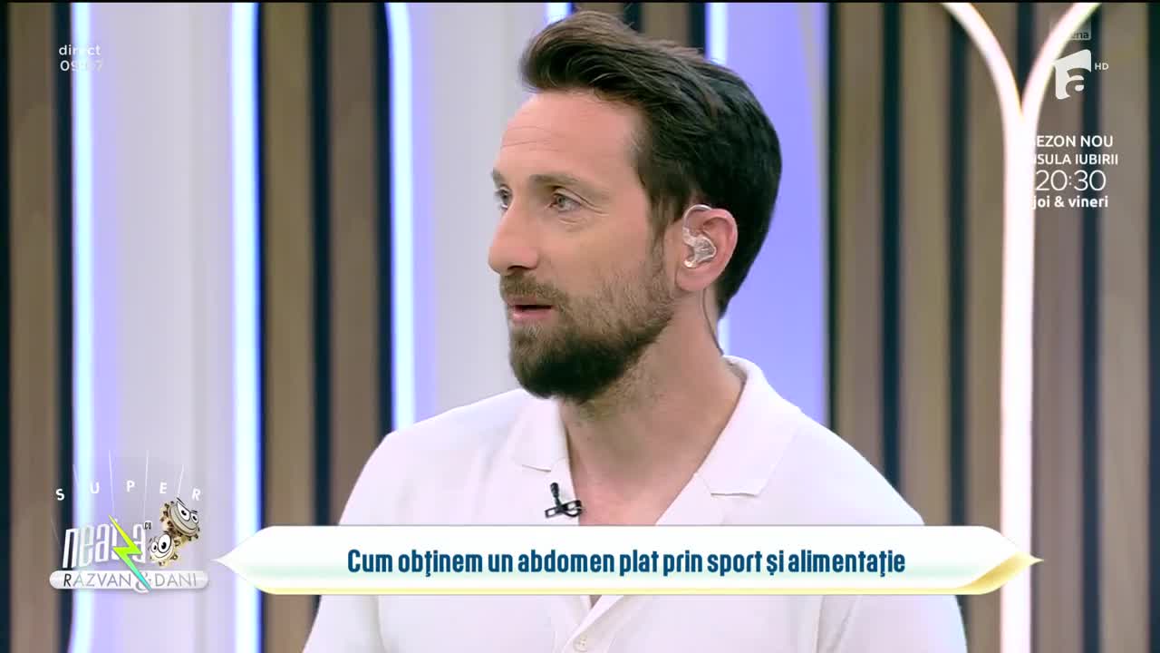 Super Neatza, 21 iunie 2023. Cum obținem un abdomen plat prin sport și alimentație