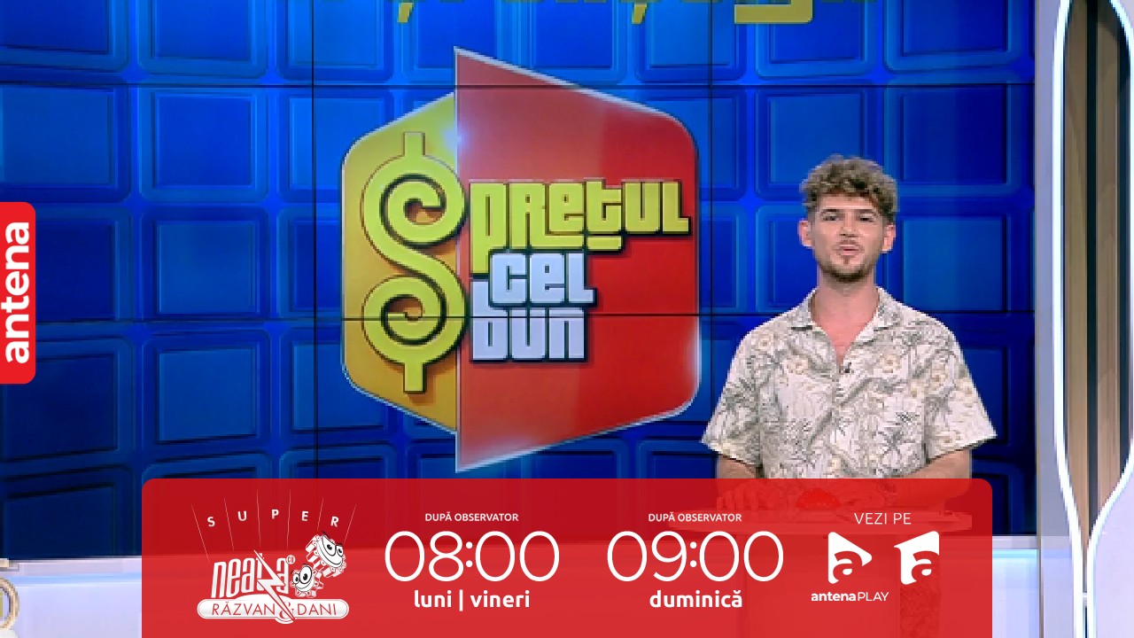 Super Neatza 23 iunie 2023 Jocul Prețul cel bun Ce a câștigat Bianca Video Antena 1