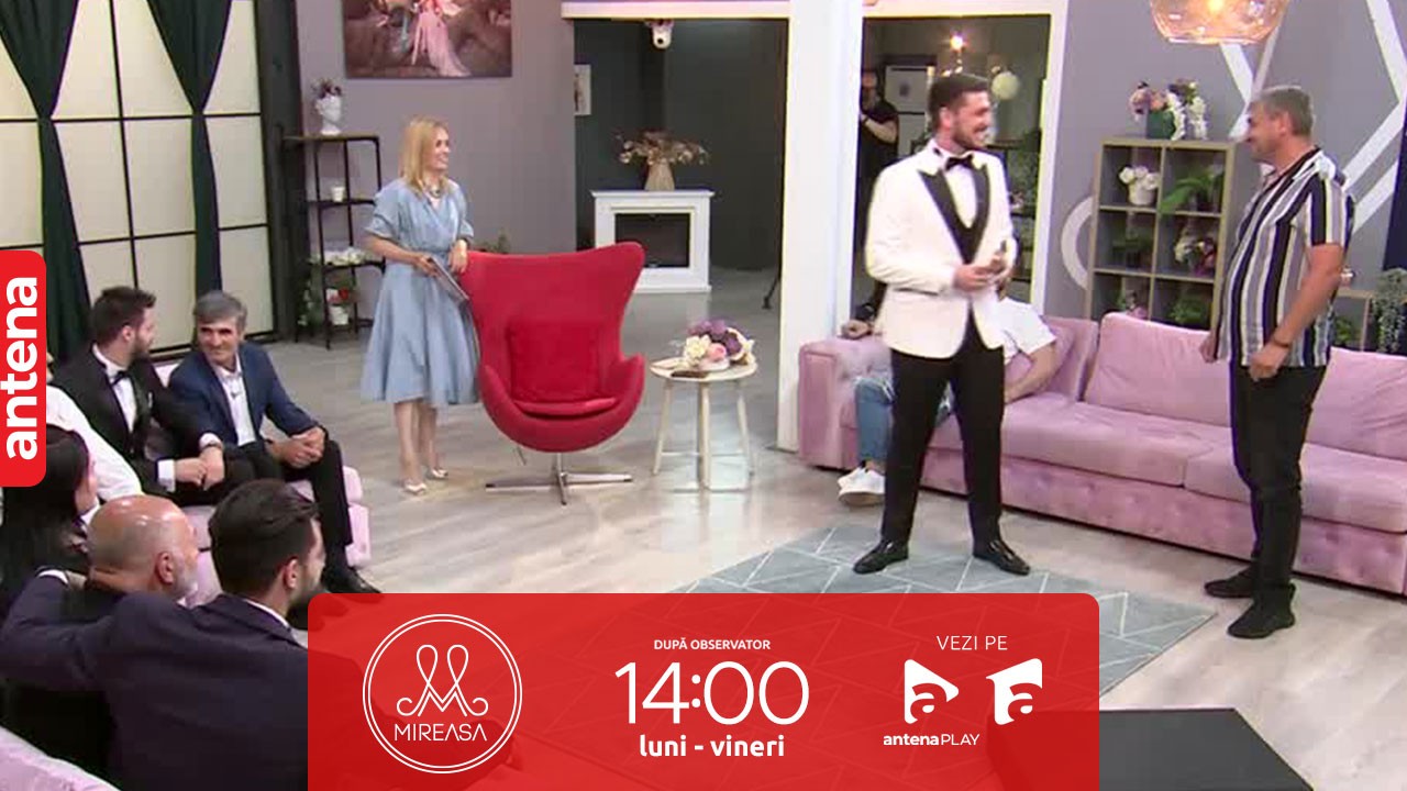 Mireasa sezonul 7, 7 iulie 2023. Emoții puternice! Băieții defilează &icirc;n costume de ginere, &icirc;n fața părinților