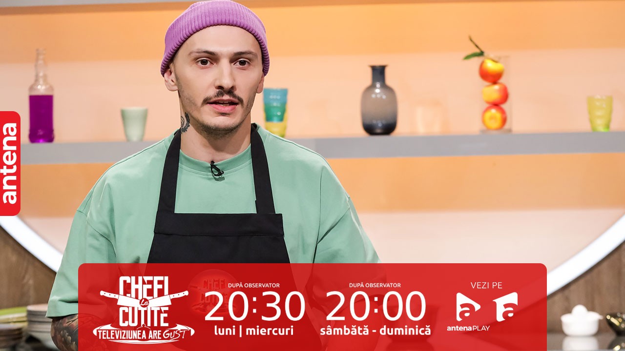 Chefi la cuțite | Sezonul 12, 3 septembrie 2023. Alexandru Bunea, povestea unui campion. Chef Dumitrescu: Te știu! Sunt foarte mândru