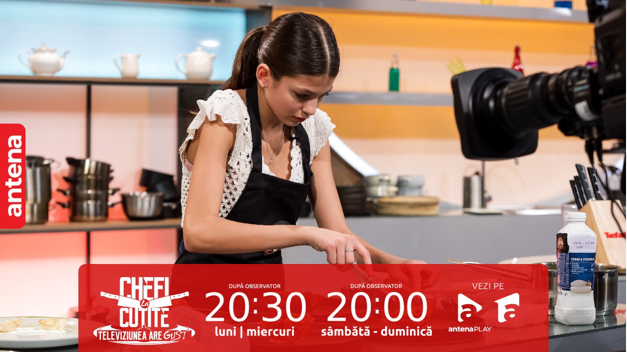 Chefi la cuțite | Sezonul 12, 4 septembrie 2023. Alessia Maria Stoica, eleva care i-a impresionat pe chefi cu desertul său!