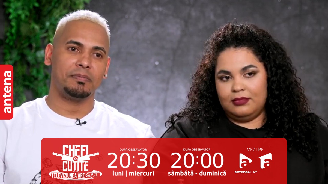 Chefi la cuțite | Sezonul 12, 5 septembrie 2023. Eric și Carolina de Oliveira, frații originari din Brazilia. Chef Dumitrescu: Sunt doi puști!