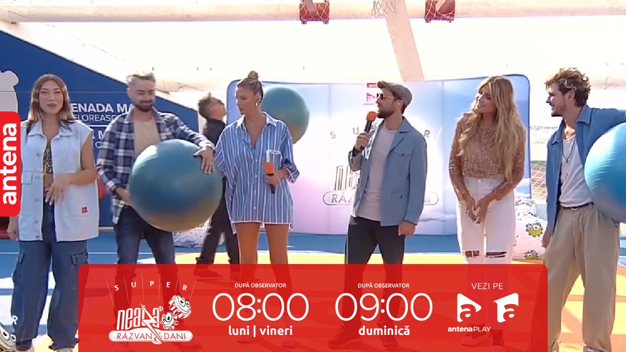 Super Neatza, 8 septembrie 2023. Super provocare cu mingii uriașe! Cine a c&acirc;știgat