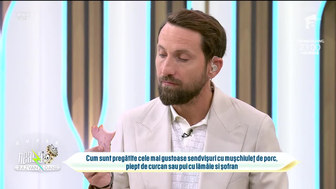 Super Neatza, 11 septembrie 2023. Idei de gustări sănătoase cu carne artizanală