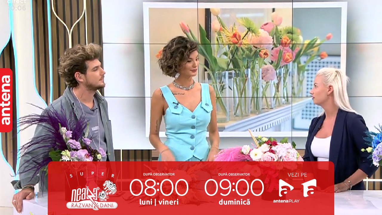 Super Neatza, 6 octombrie 2023. Aranjamente florale inedite alcătuite cu fastuoasa iarbă de pampas