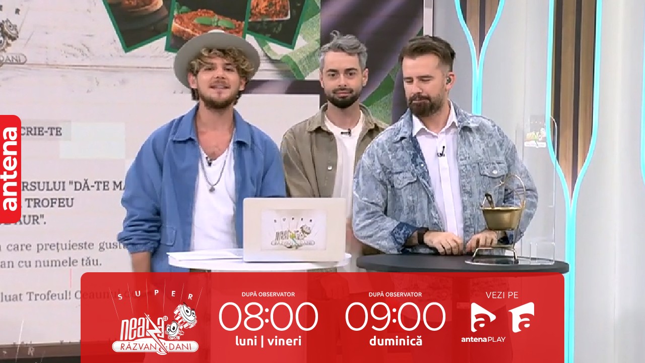 Super Neatza, 17 octombrie 2023. Rețeta de zacuscă! Ce a c&acirc;știgat Andreea